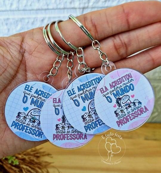Chaveiro Espelho Dia dos Professores
