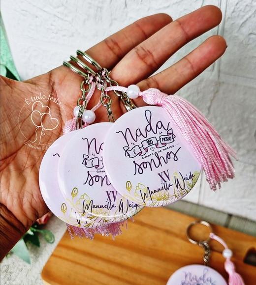 Chaveiro Espelho Personalizado