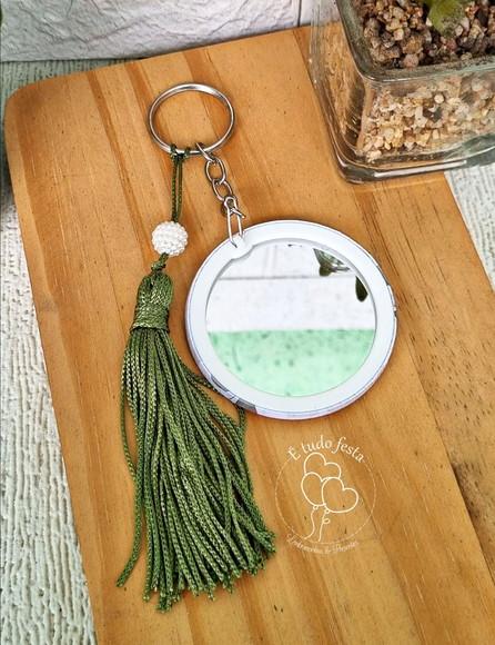 Chaveiro Espelho Personalizado para Casamento