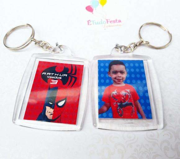 Chaveiro Personalizado Batman Vs Homem Aranha