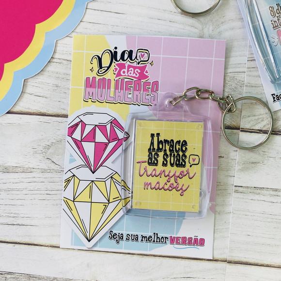 Chaveiro Personalizado Dia da Mulher