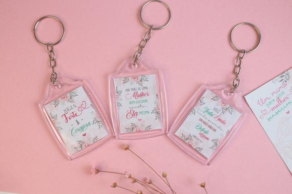 Chaveiro Personalizado Dia da Mulher