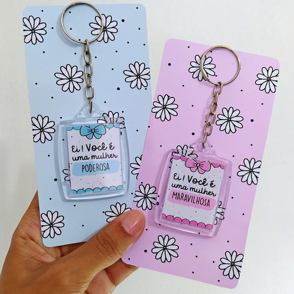 Chaveiro Personalizado Dia da Mulher
