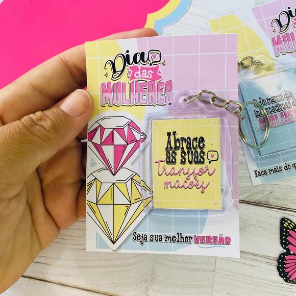 Chaveiro Personalizado Dia da Mulher