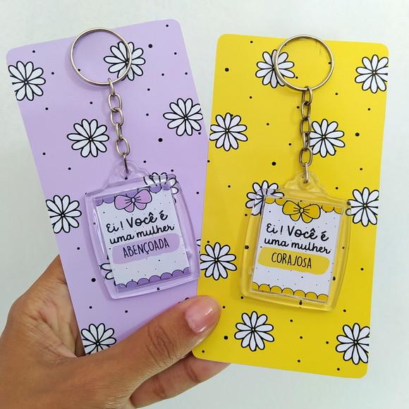 Chaveiro Personalizado Dia da Mulher