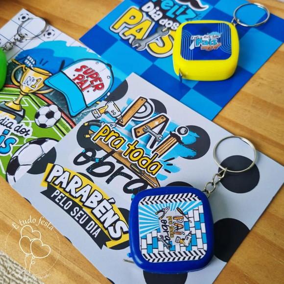 Chaveiro Trena Personalizado para Brinde - Dia dos Pais