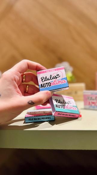 Chicletes Personalizados com Caixinha - Dia das Mulheres