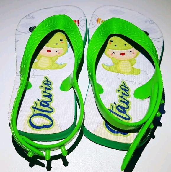 Chinelo Personalizado - Dinossauro Baby