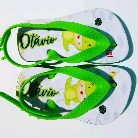 Chinelo Personalizado - Dinossauro Baby