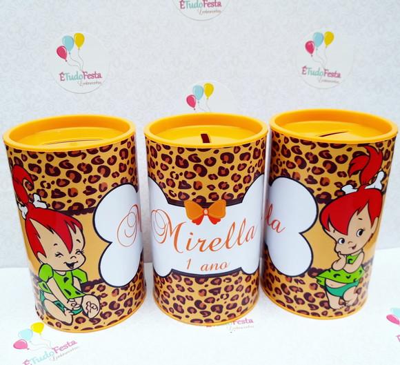 Cofinho Personalizado Pedrita Laranja e Marrom