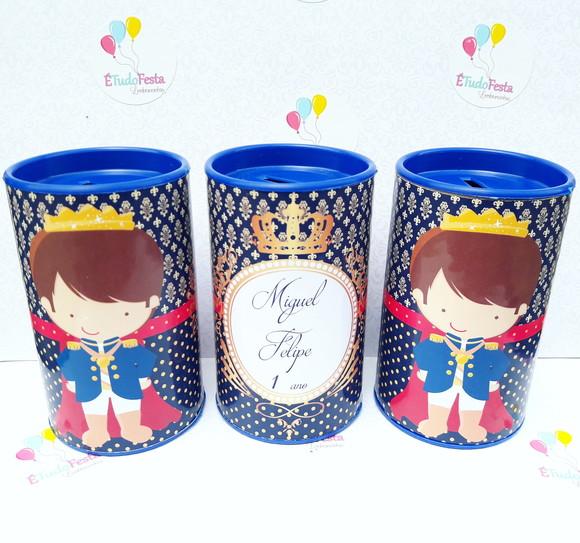Cofrinho Príncipe Personalizado - Realeza