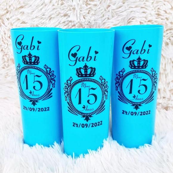 Copo Long Drink Personalizado- 15 Anos