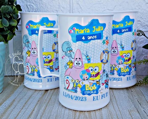 Copo Personalizado 300ml - Bob Esponja