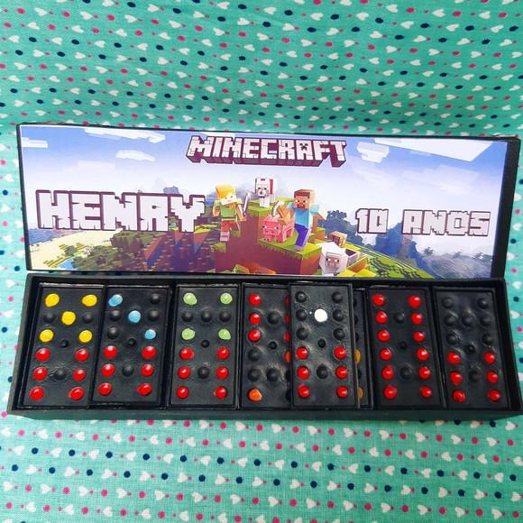 Dominó Personalizado Minecraft