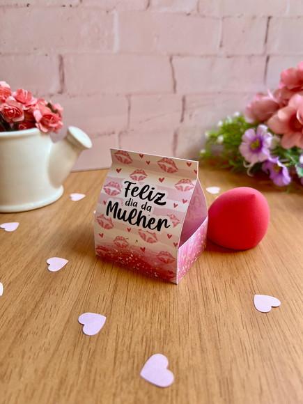 Esponja de Maquiagem Personalizada Dia da Mulher