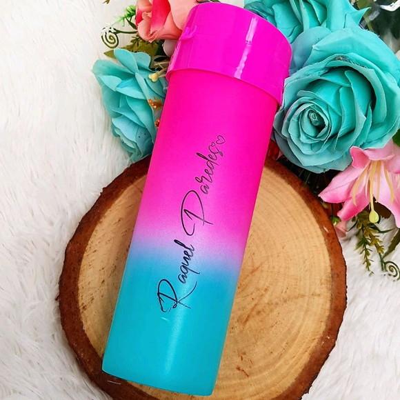 Garrafa de Agua Personalizada Nome + Tema Melhor Gerente