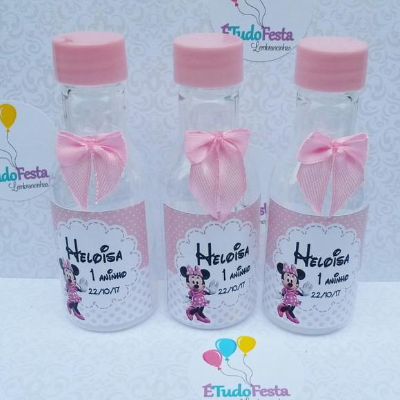 Garrafinha Minnie Mouse - Rosa