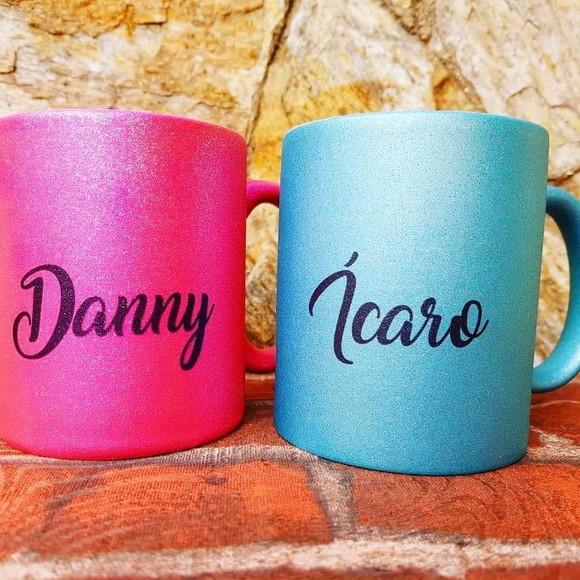 Kit 2 Caneca para Padrinhos Personalizada