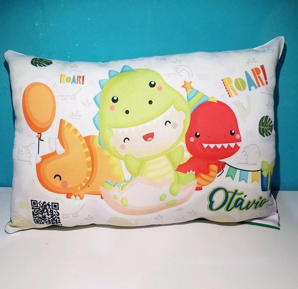 Kit Almofada Personalizada - Dinossauro Baby