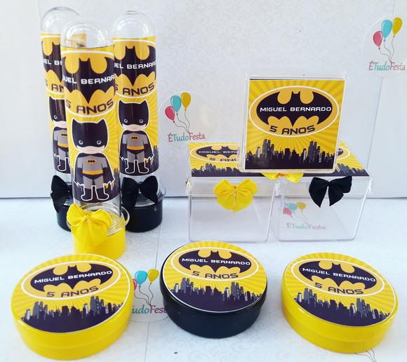 Kit Batman Personalizado 60 Peças