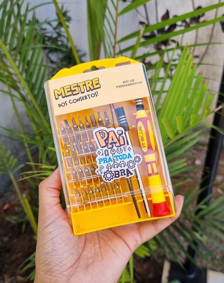 Kit Chave de Fenda Dia dos Pais Personalizada