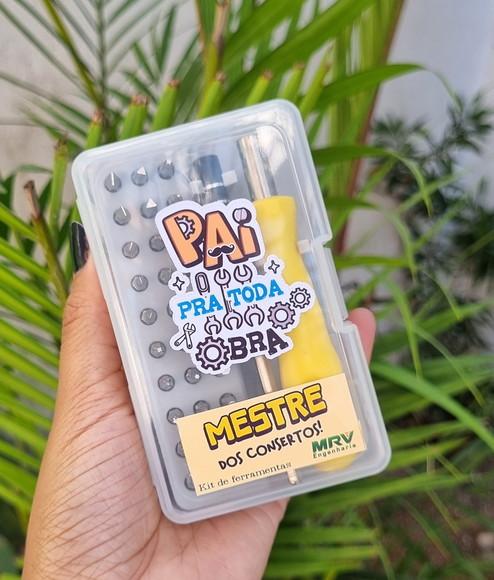 Kit Chave de Fenda Dia dos Pais Personalizada