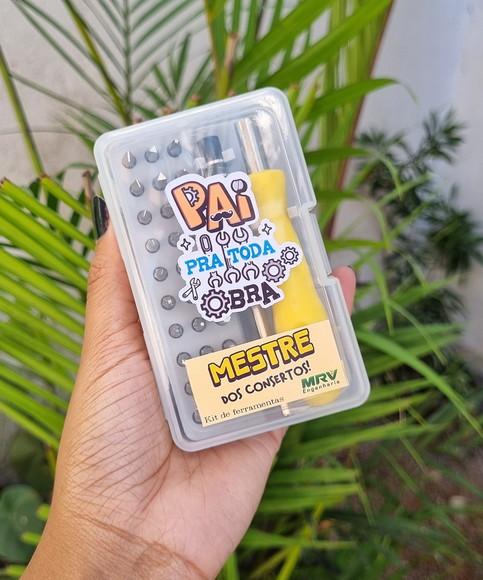 Kit Chave de Fenda Dia dos Pais Personalizada