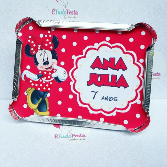 Kit Minnie Vermelho Personalizado - 60 Peças