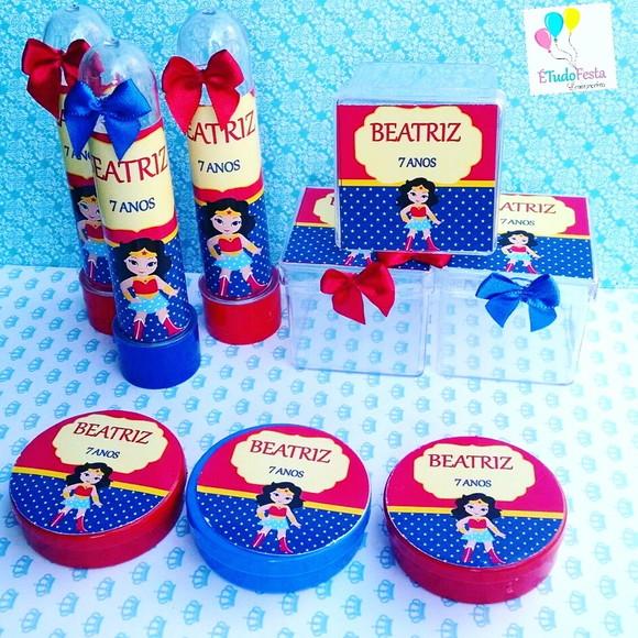 Kit Mulher Maravilha 60 Unidades