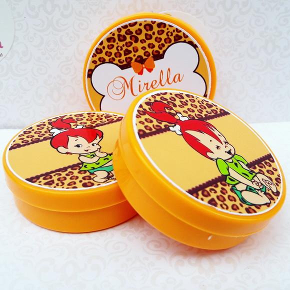Kit Pedrita Personalizado - Laranja e Marrom 60 Peças