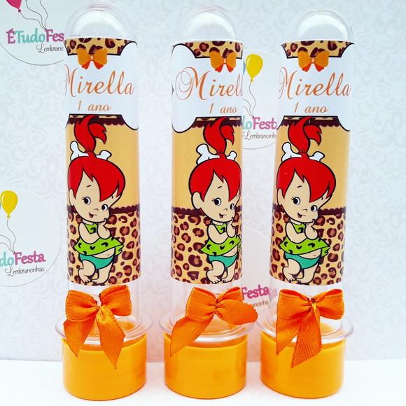 Kit Pedrita Personalizado - Laranja e Marrom 60 Peças