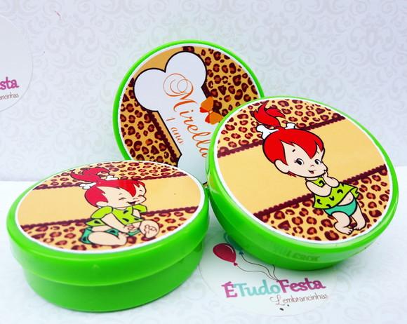 Kit Pedrita Personalizado Laranja e Verde 30 Peças
