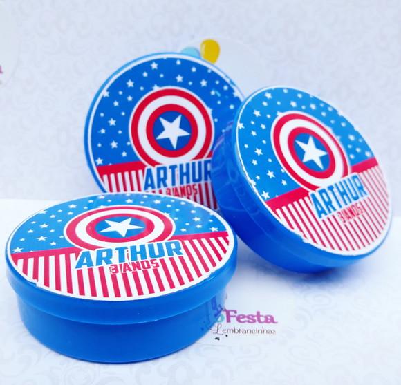 Kit Personalizado Capitão América 30 Peças
