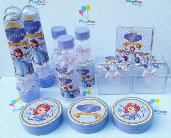 Kit Princesa Sofia 80 Peças