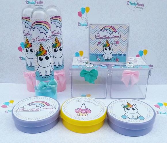 Kit Unicórnio Baby 30 Peças