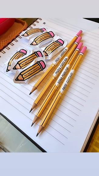 Lápis Personalizado Dia dos Professores