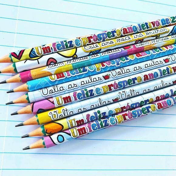 Lápis Personalizado Volta as Aulas