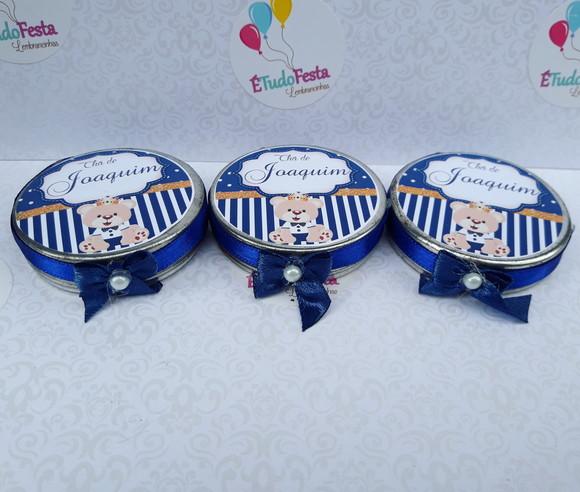 Latinha Chá de Bebe Ursinho Príncipe Personalizado
