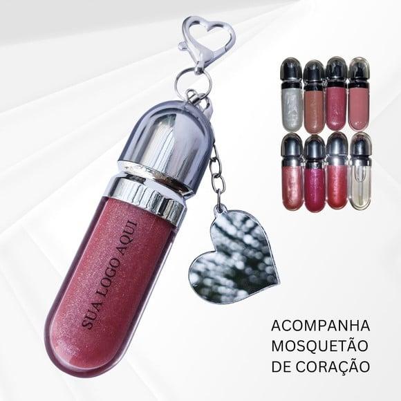 Lip Gloss Chaveiro de Luxo Personalizado para Empresas