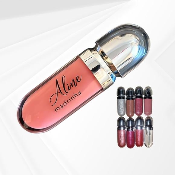 Lip Gloss de Luxo com Nome Individual para Casamento