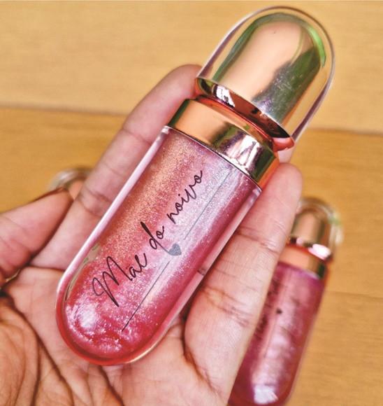 Lip Gloss Labial Casamento Personalizado com Nome Individual