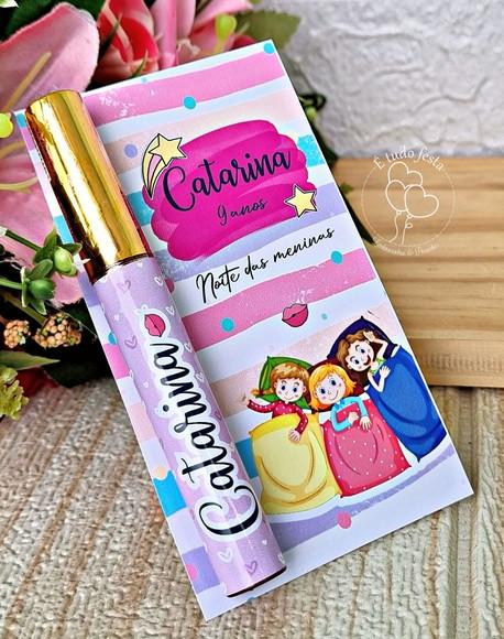 Lip Gloss Labial Personalizado Festa do Pijama