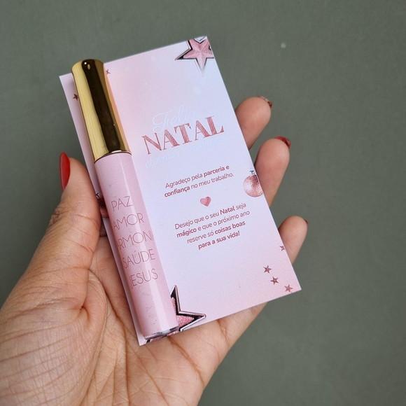 Lip Gloss Labial Personalizado Natal