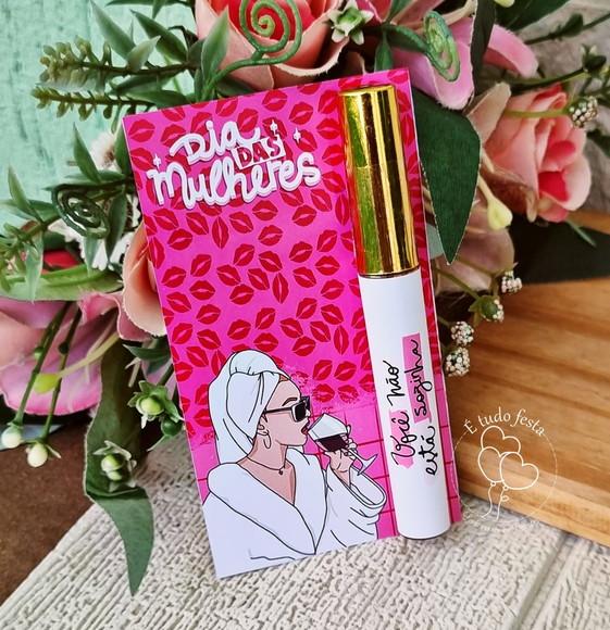 Lip Gloss Labial Personalizado para Empresas Dia da Mulher
