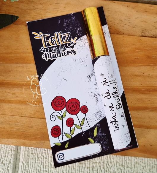 Lip Gloss Labial Personalizado para Empresas Dia da Mulher