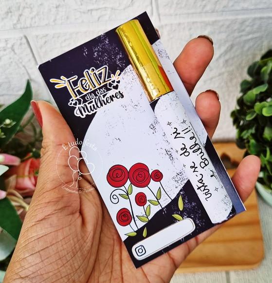 Lip Gloss Labial Personalizado para Empresas Dia da Mulher