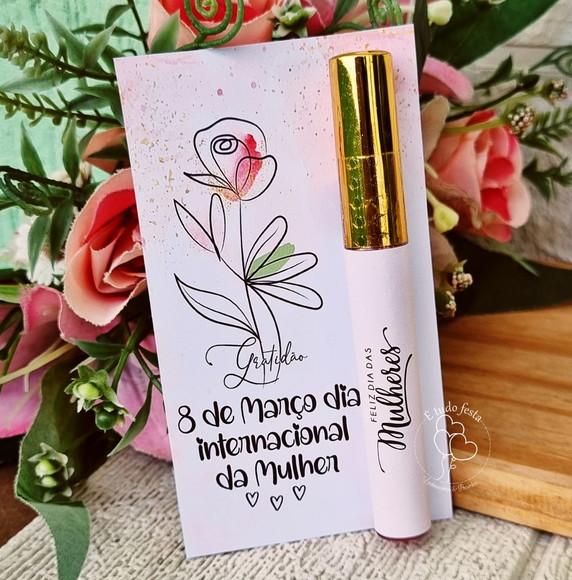 Lip Gloss Labial Personalizado para Empresas Dia da Mulher