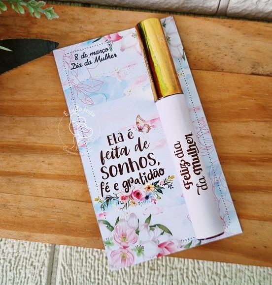 Lip Gloss Labial Personalizado para Empresas Dia da Mulher