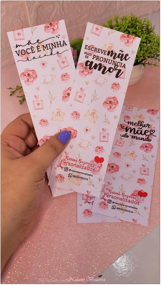 Marca Pagina Personalizado Dia das Mães