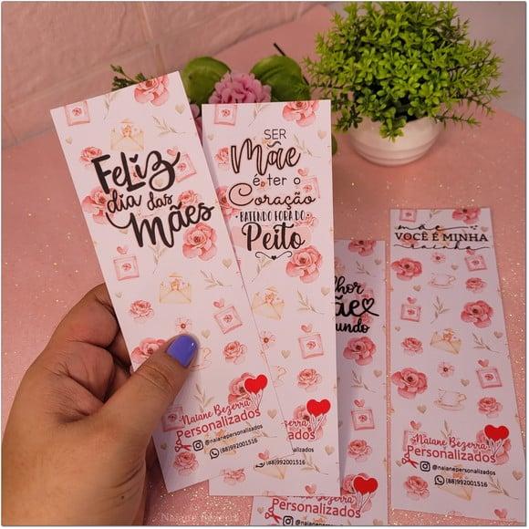 Marca Pagina Personalizado Dia das Mães